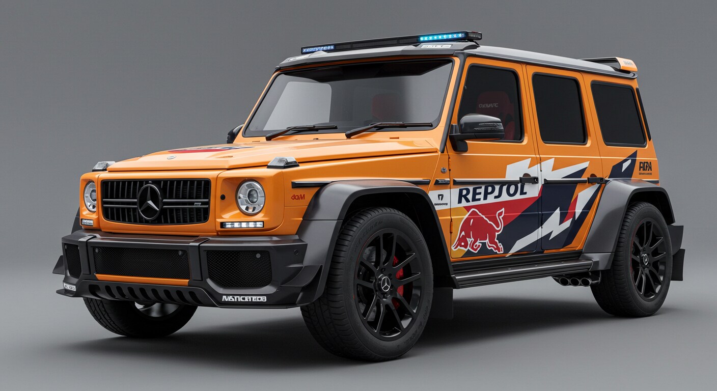 レプソルレッドブルメルセデスベンツG500L | の人気AIイラスト・グラビア