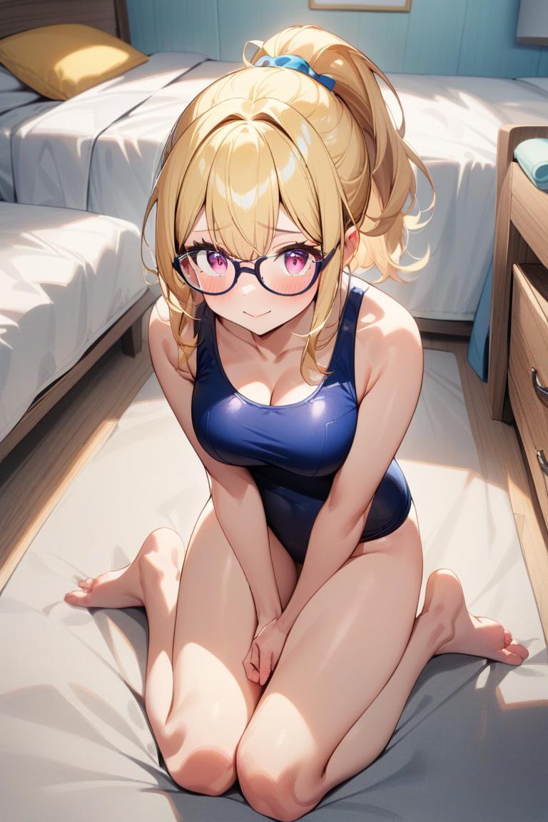 スク水を着てもらいました③