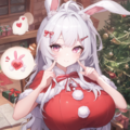クリスマスのうさちゃん 2枚目