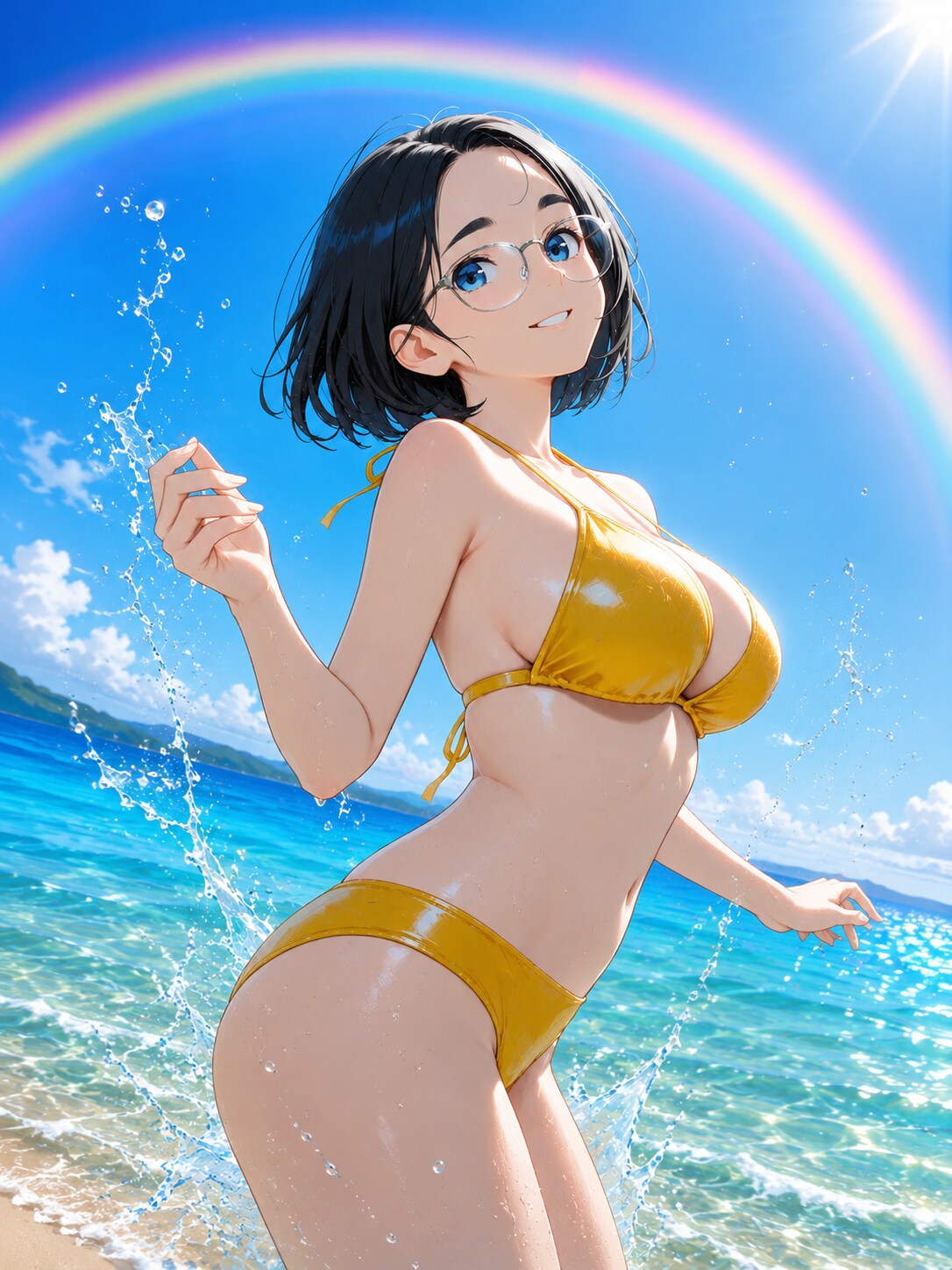 眼鏡っ子_牛丸香久耶②