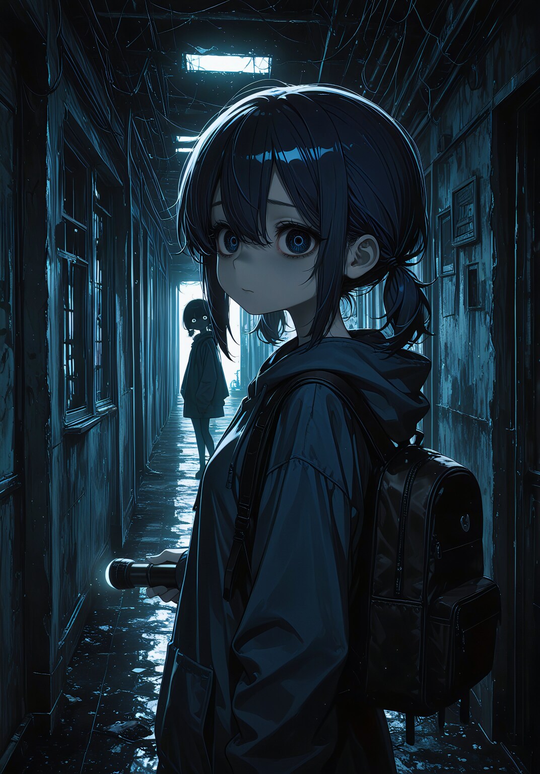 振り返った先に、もうひとり | の人気AIイラスト・グラビア