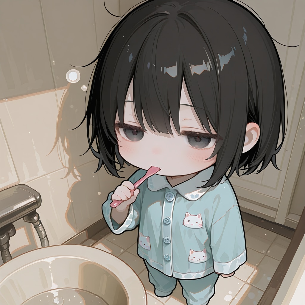 歯磨き(LATTE) | の人気AIイラスト・グラビア
