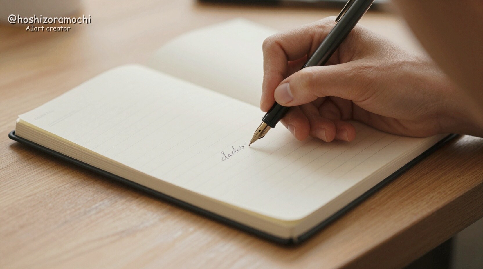 ペンを走らせる、何にも邪魔されない時間 📝