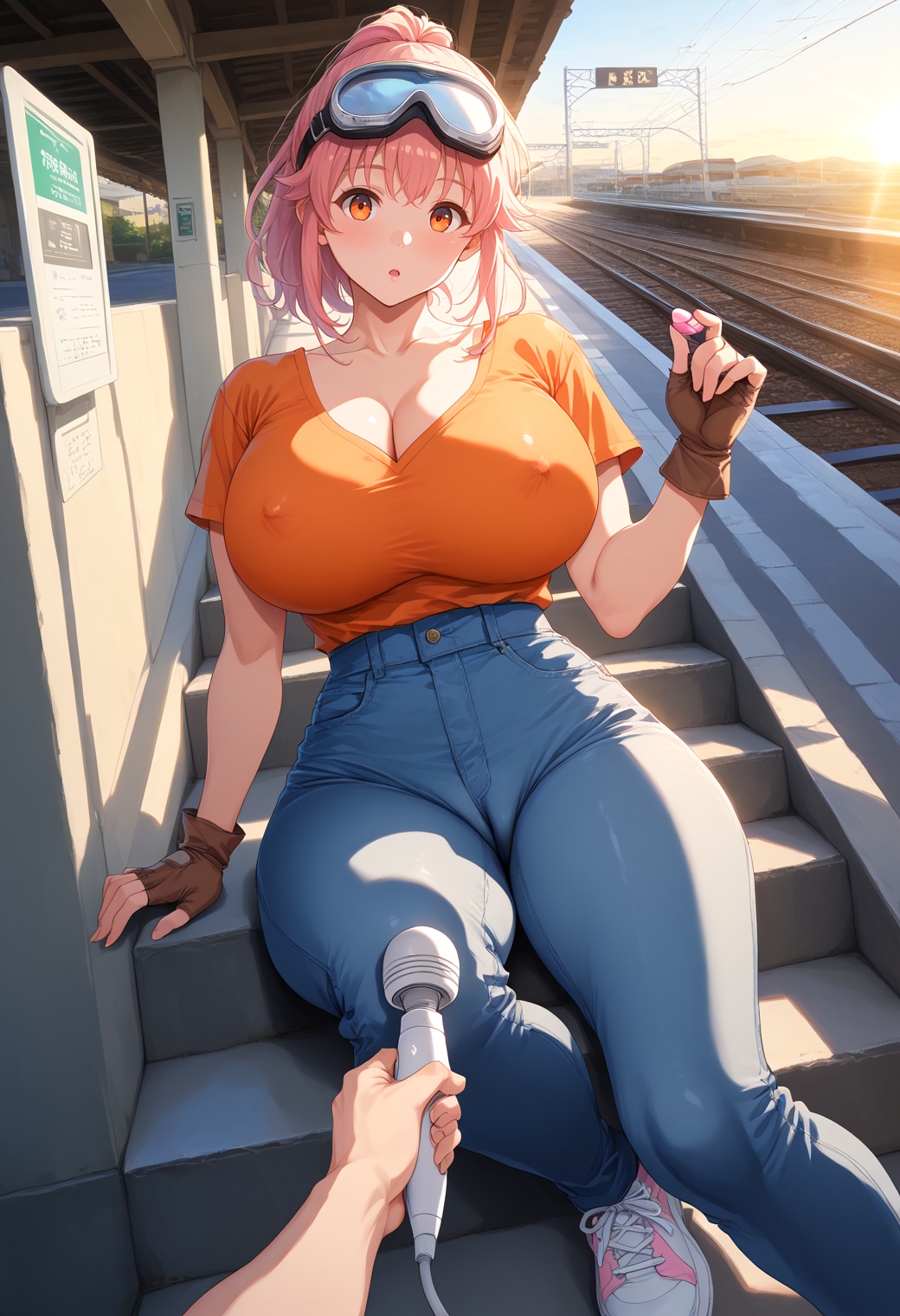 セクシージーンズ美女