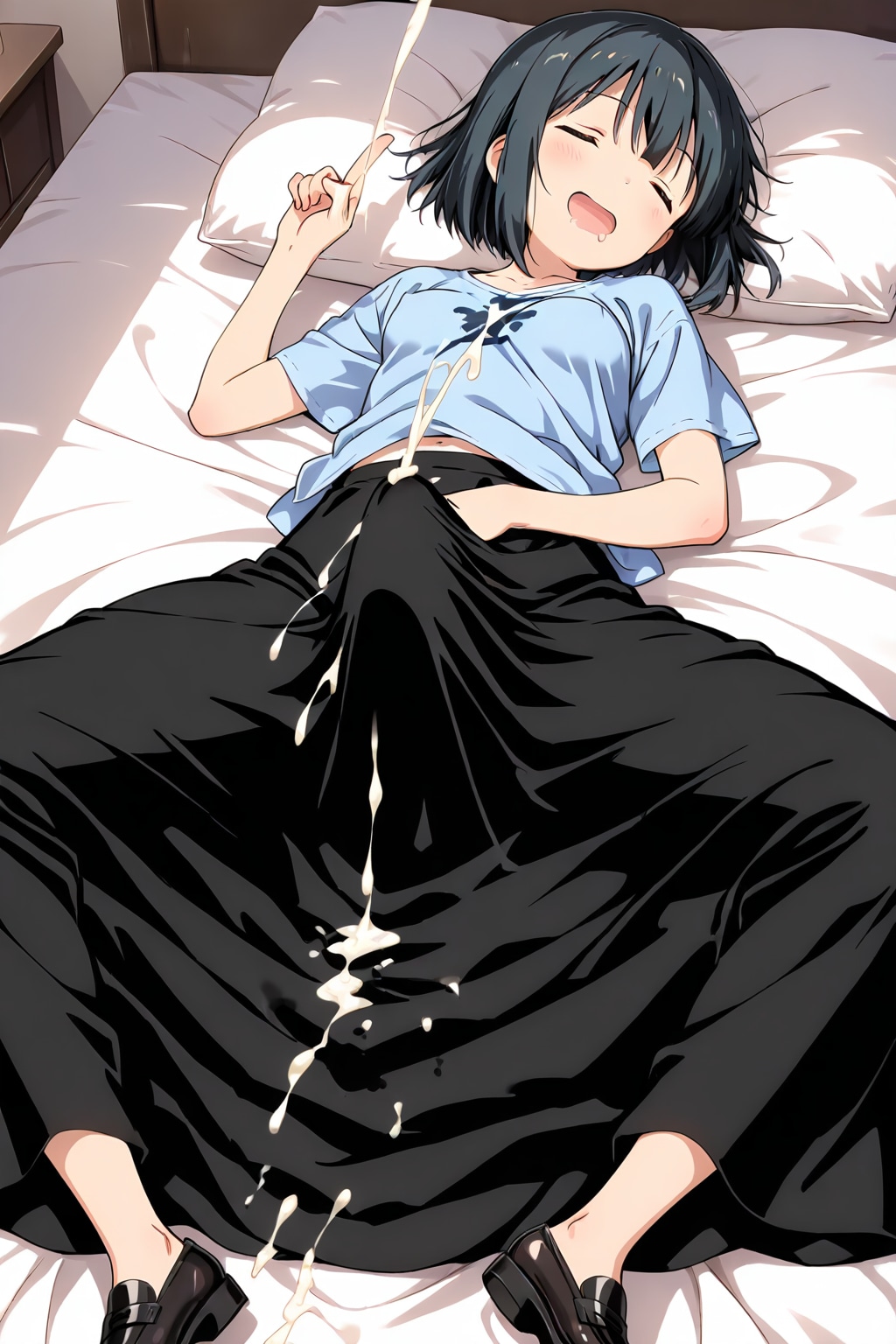 Nutting in bed