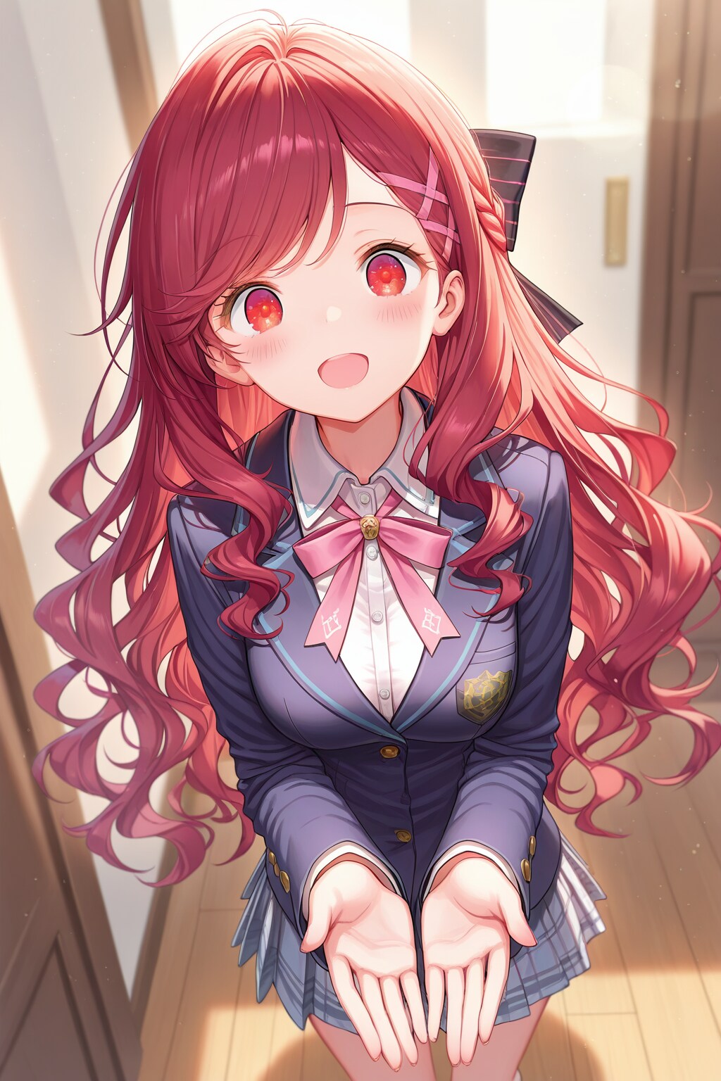 【赤河ミオ】ミオちゃんがミオちゃんに賄賂を渡そうとして困ってるミオちゃんと土下座しているミオちゃん＋おまけ5枚