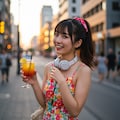 今日のエモっちゃん 🎧🍹🌇 11枚目