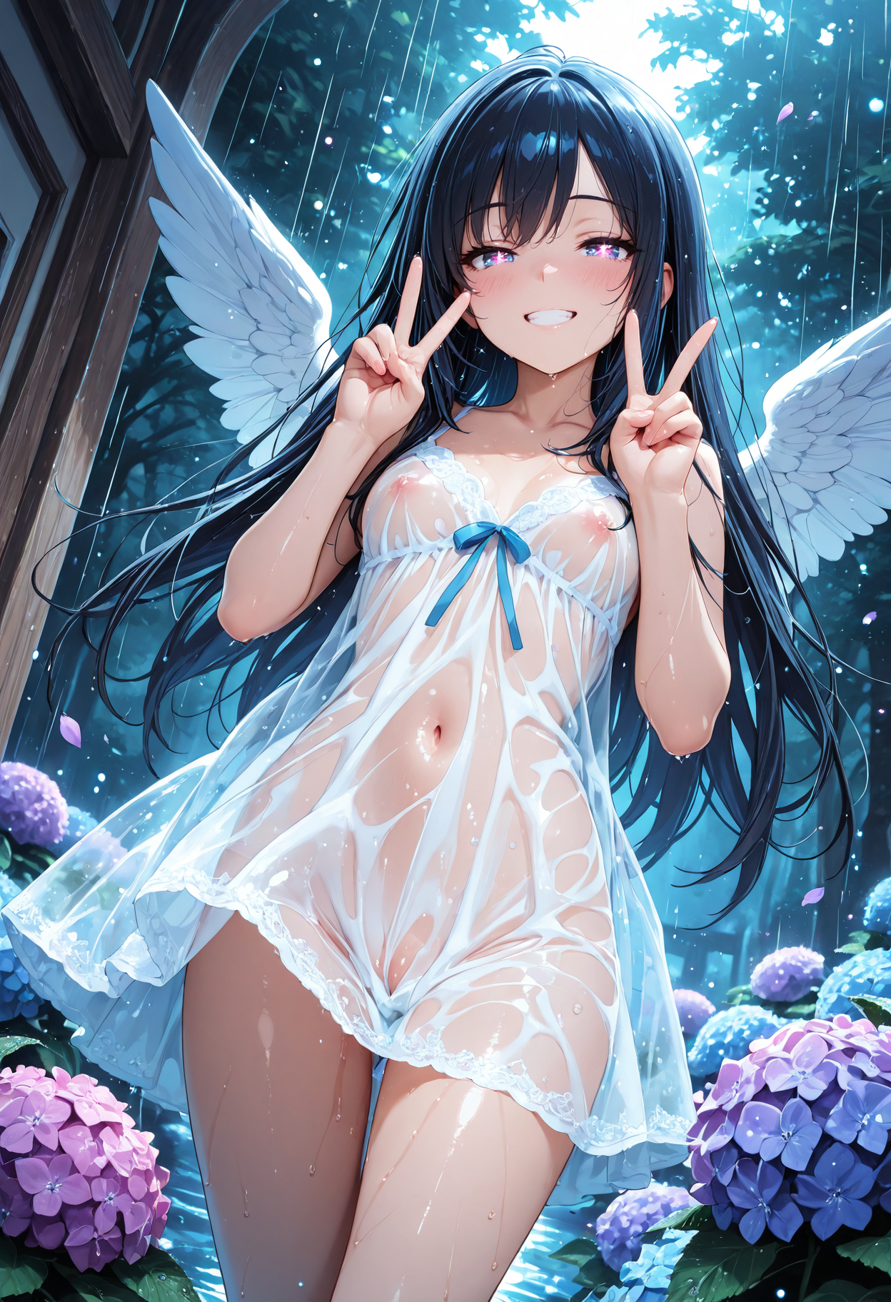 紫陽花の天使