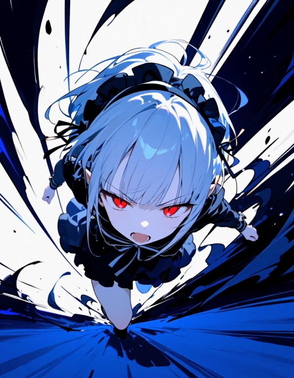 復刻版・逃げ足速い、ジト目ゴスロリお姉やん