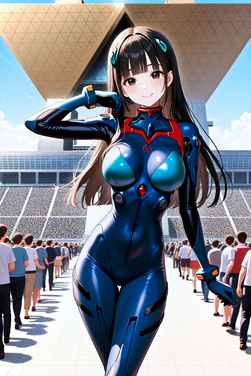 プラグスーツのサキちゃん