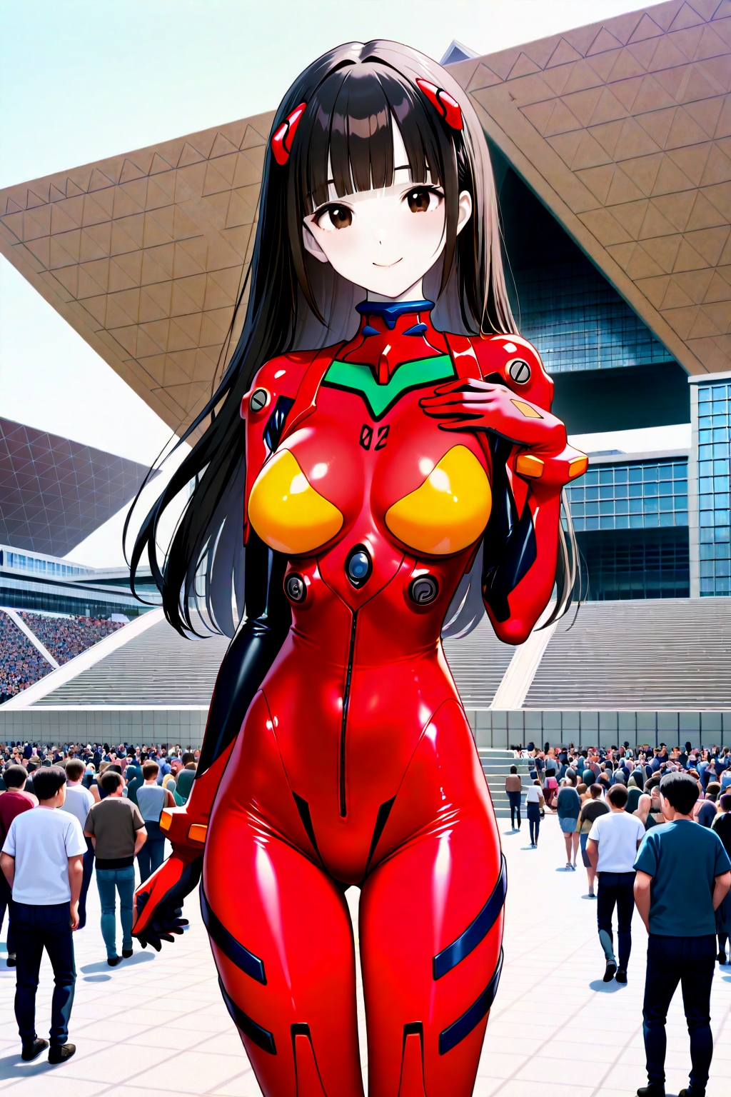 プラグスーツのサキちゃん