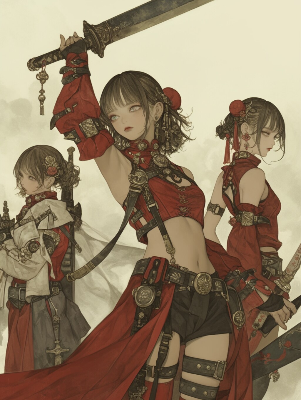 女炎之剑客 [红] 三姐妹