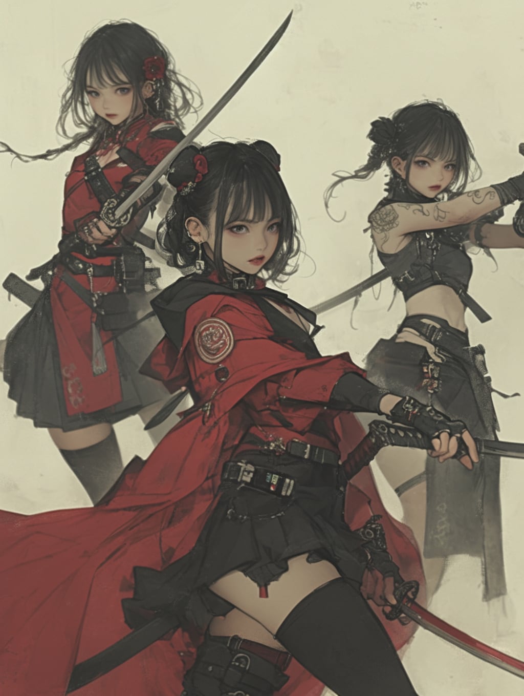 女炎之剑客 [红] 三姐妹