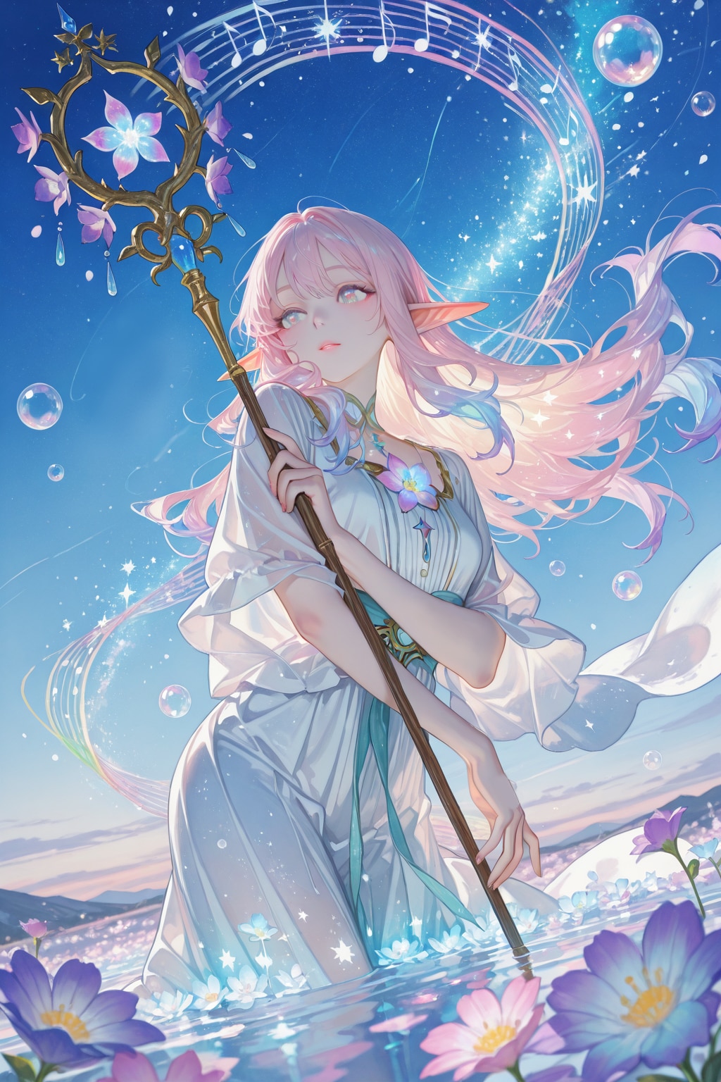 静星の湖と花の護人