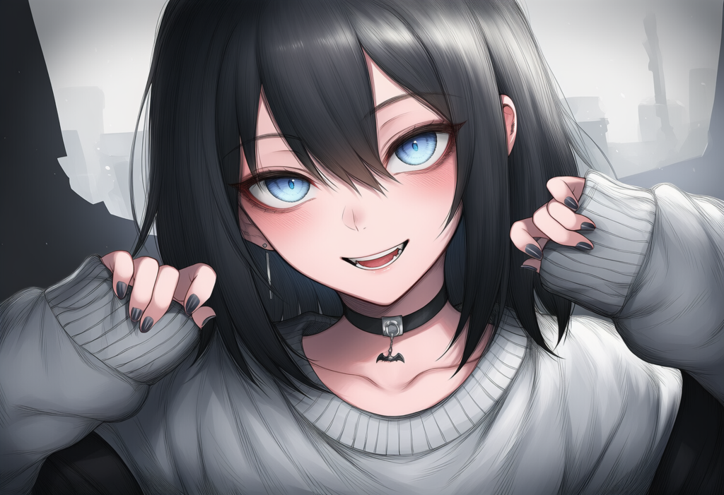 服部先輩の萌え袖