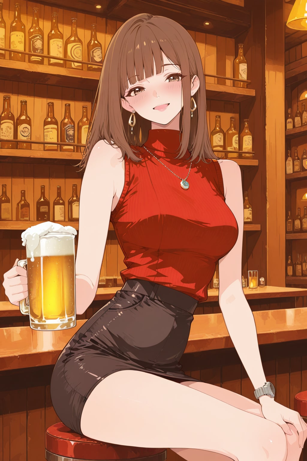woman at bar 4