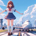 【謎画像】ちちぷい航空プレスリリース:4月から女子高生が就航します 3枚目