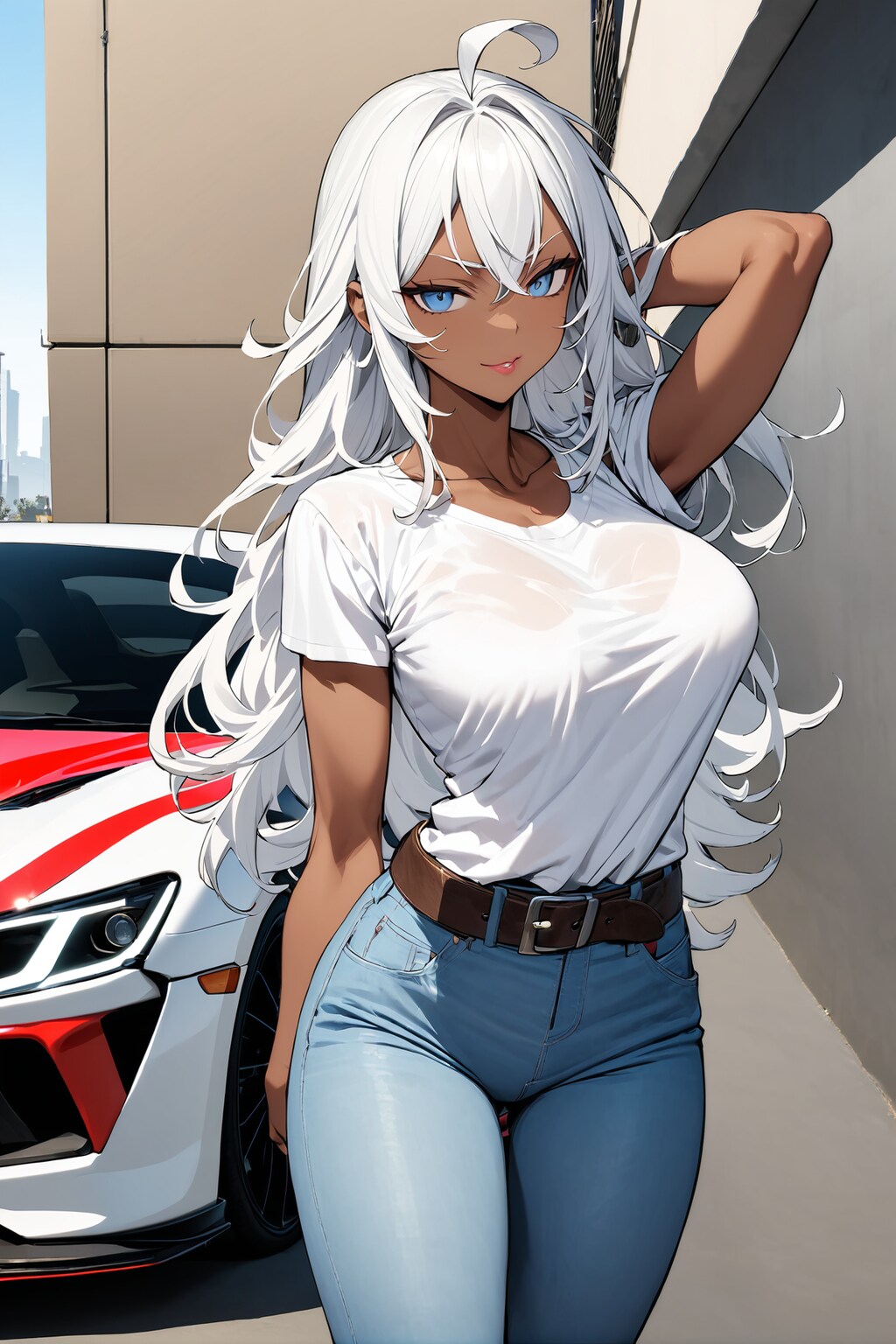 「乗ってく？（ドヤァ）」 ※レンタカー