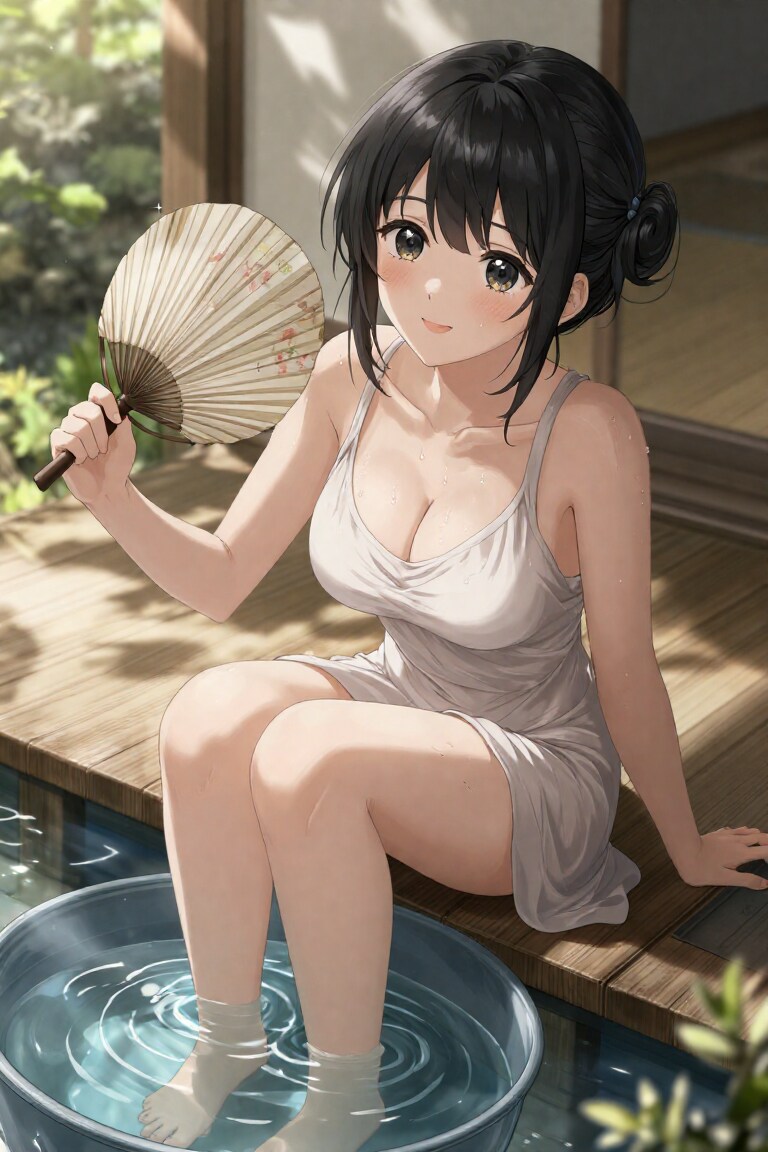 お団子っ娘