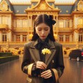 娘は黙って山吹を差し出すのみでした 3枚目