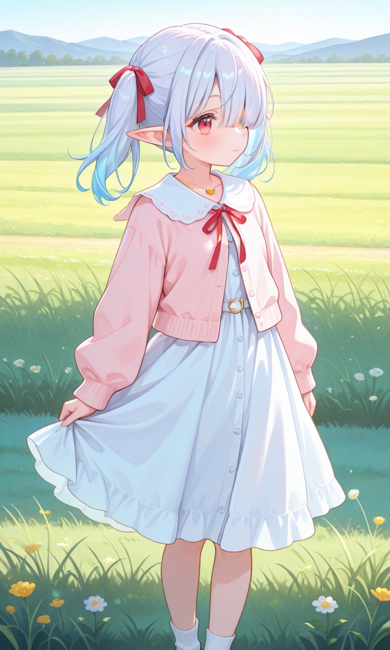 ロングスカートなシロネさん