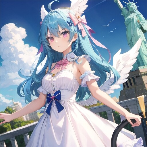 天使と自由の女神