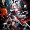 バニーガールと日本刀 2枚目