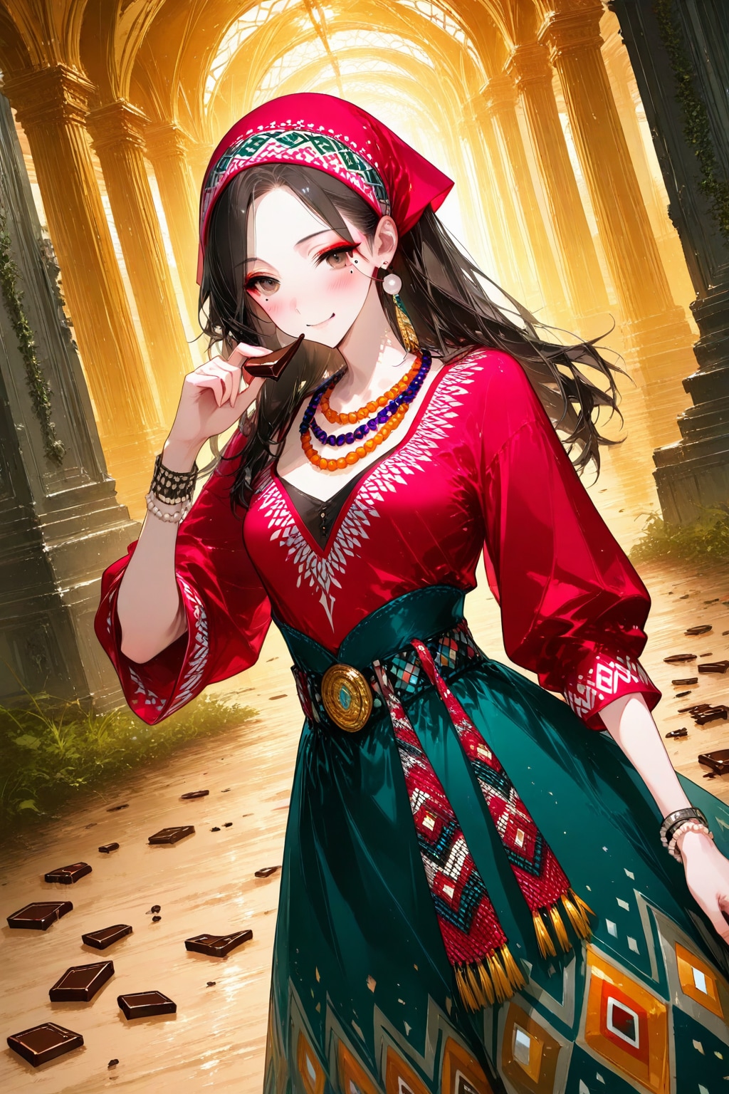 カバとスリット/ガーナの民族衣装