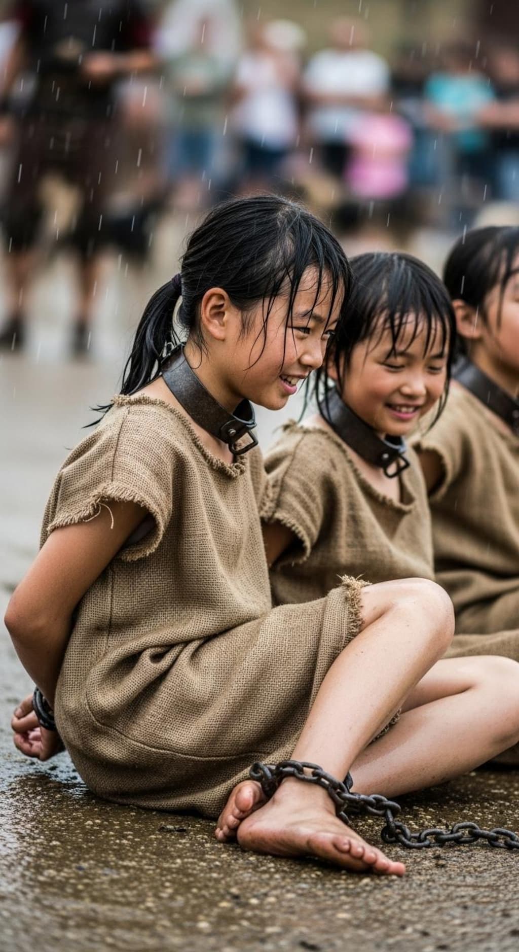 古代ローマ映画の奴隷少女エキストラ２