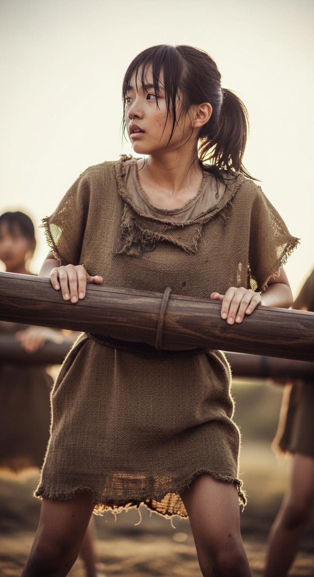 古代ローマ映画の奴隷少女エキストラ２
