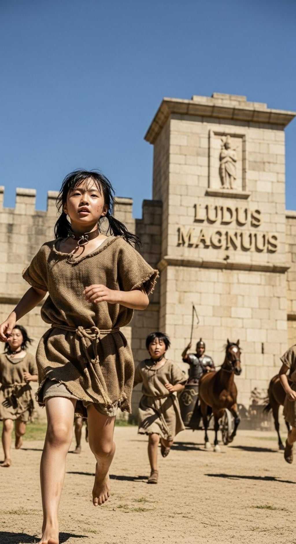 古代ローマ映画の奴隷少女エキストラ２
