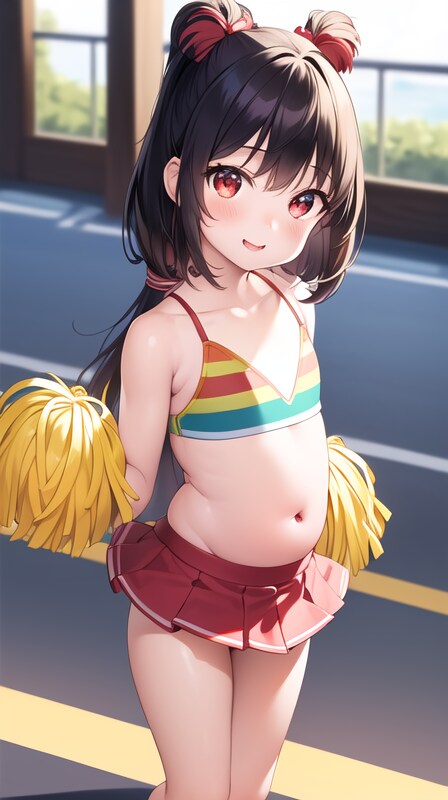 チアガールの生成方法