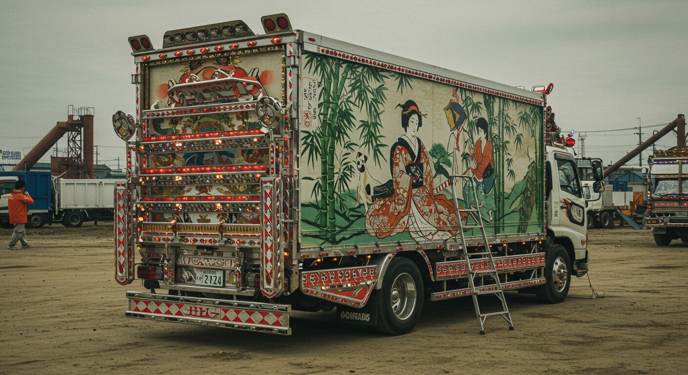 デコトラ | の人気AIイラスト・グラビア