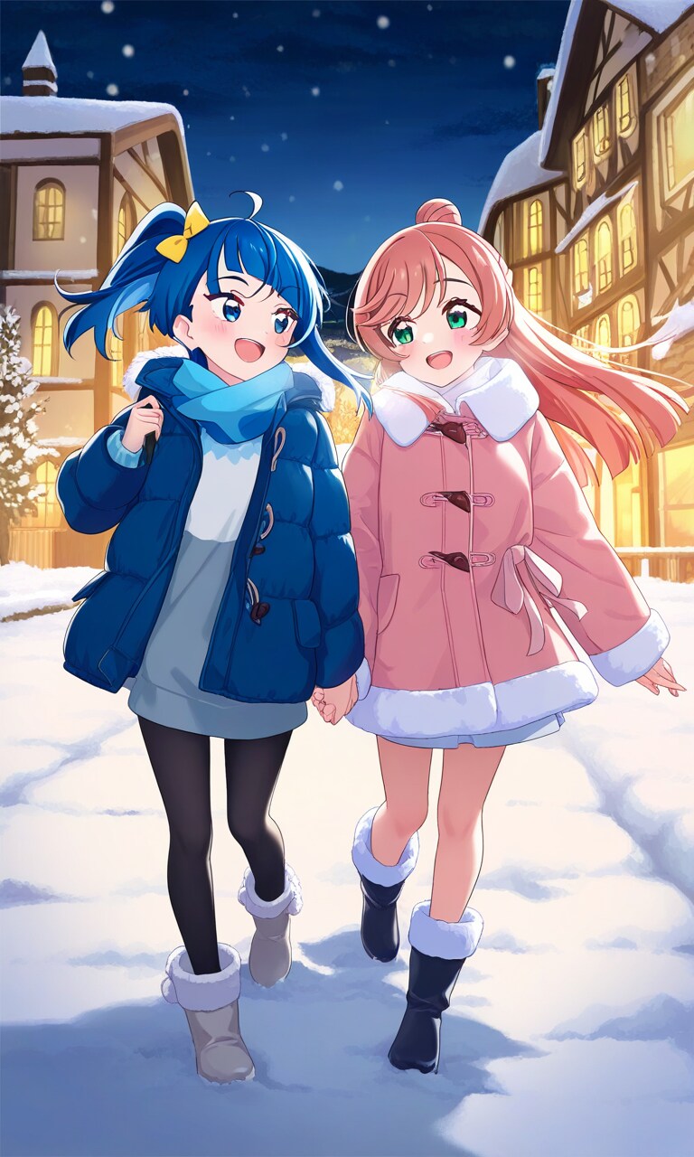 冬の仲良し2人・ソラまし。