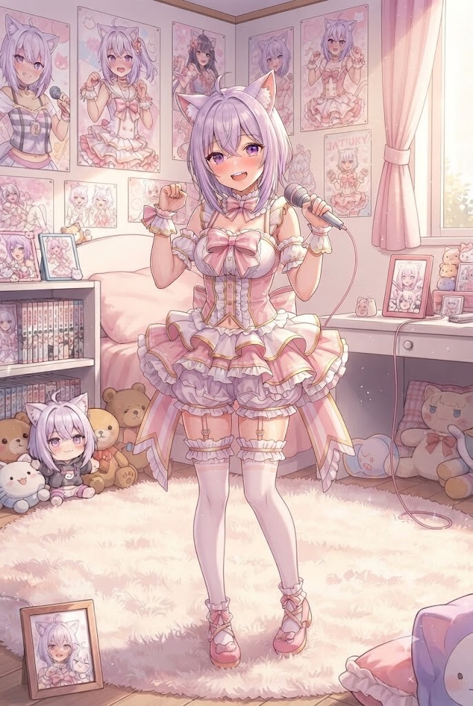 好きなアニメのアイドルのコスプレシス