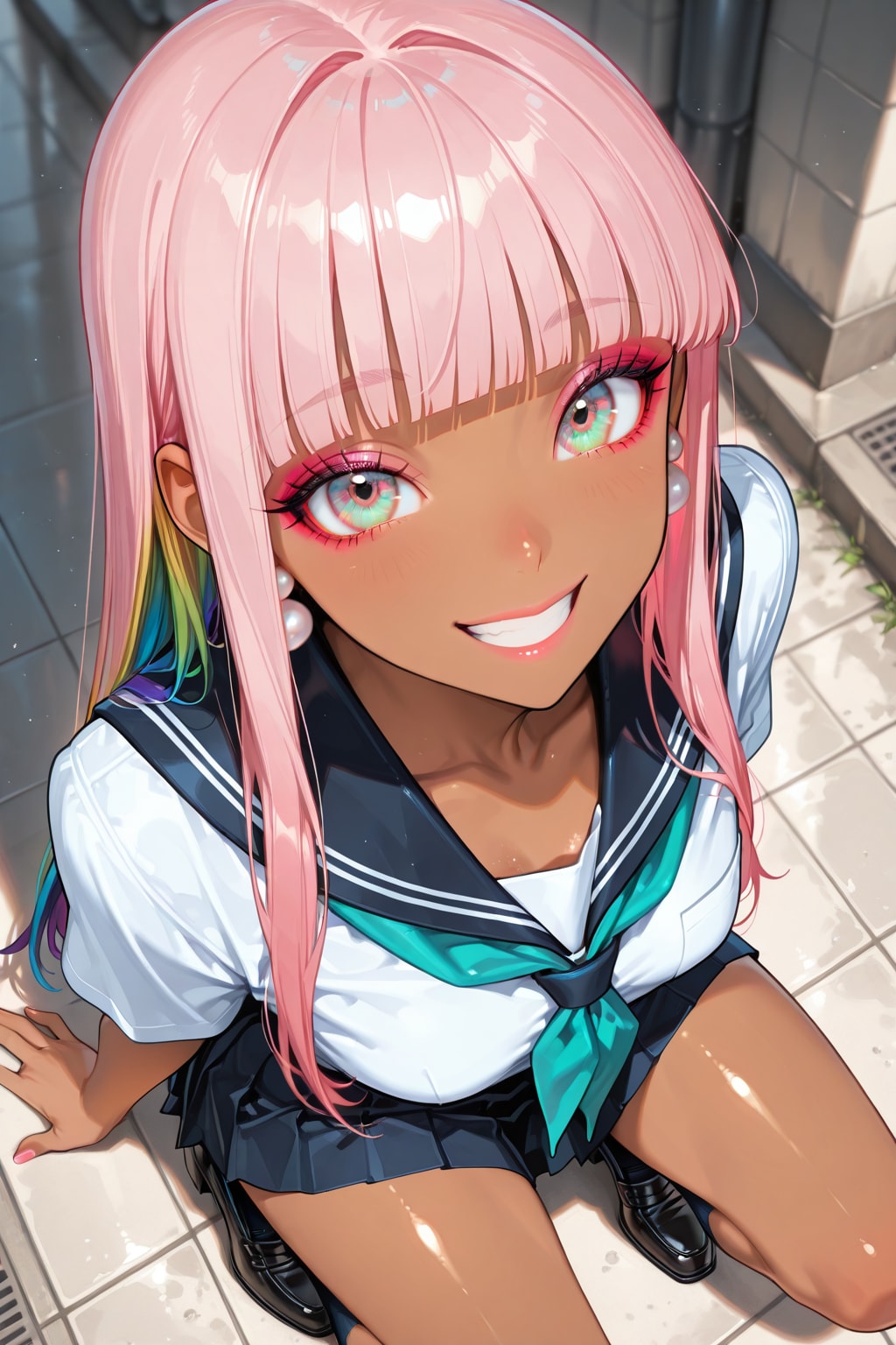 悪い顔してる【マイちゃん】（ ECHIDNA） | の人気AIイラスト・グラビア