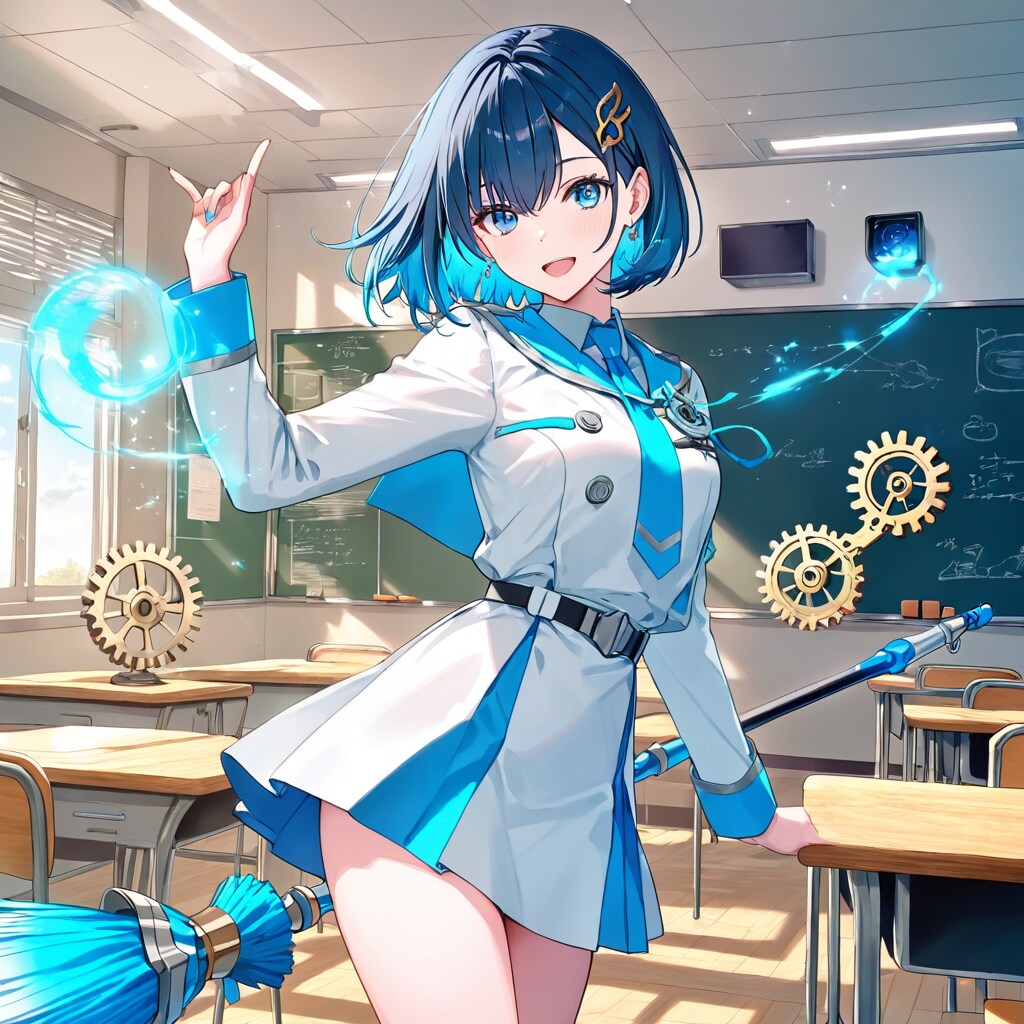 空飛ぶ魔導工学科の実習生