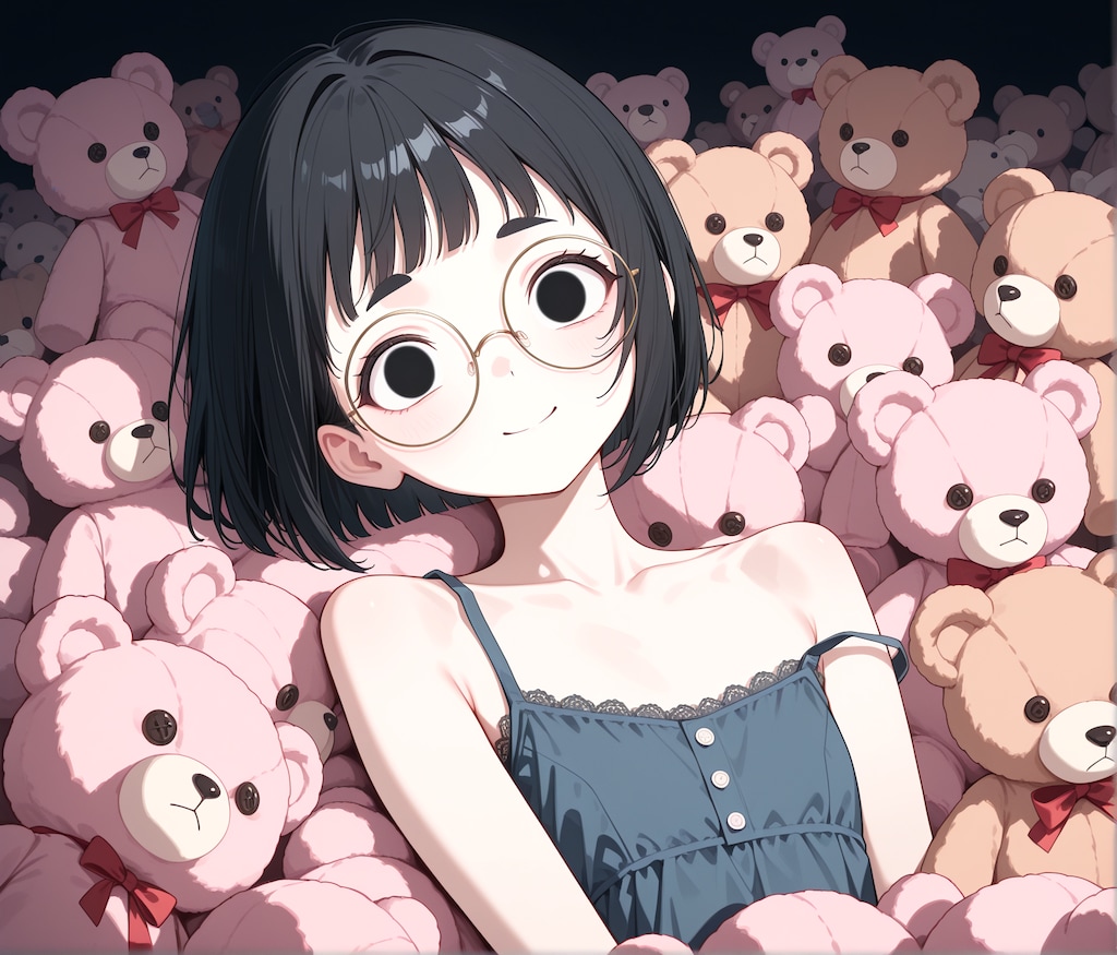 閲覧注意 穴熊ベアーに心を侵食されためがねちゃん