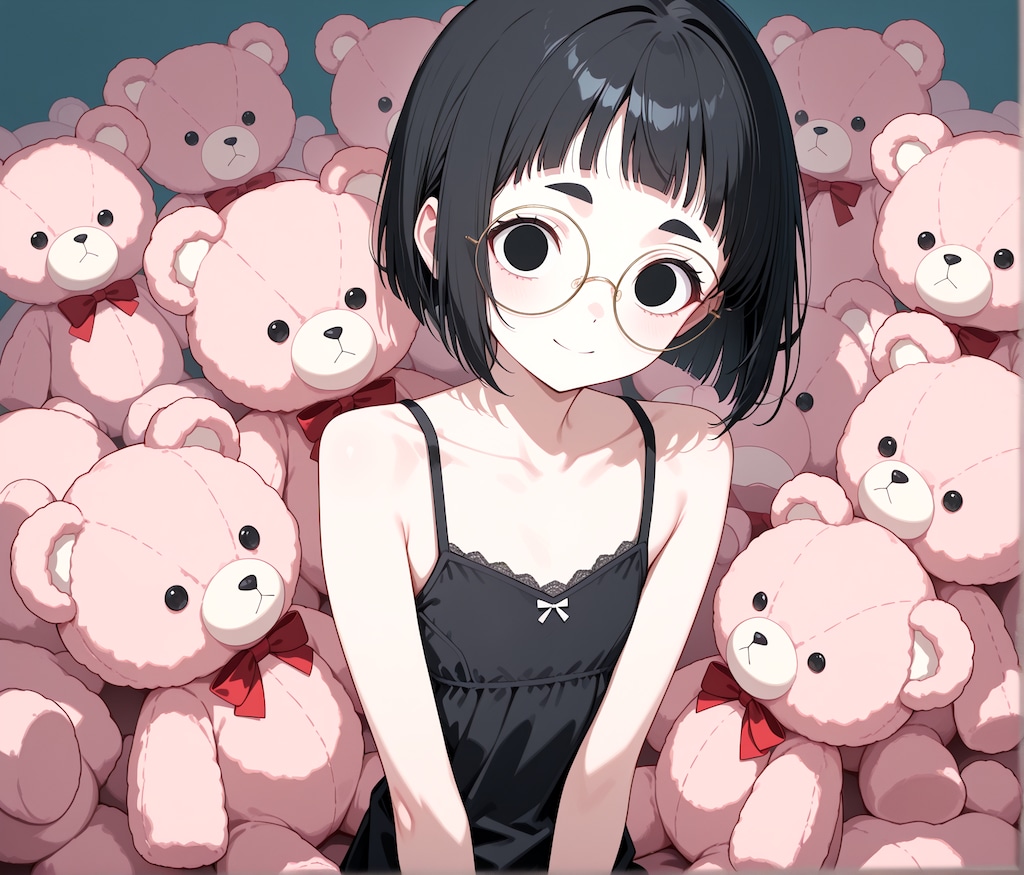 閲覧注意 穴熊ベアーに心を侵食されためがねちゃん