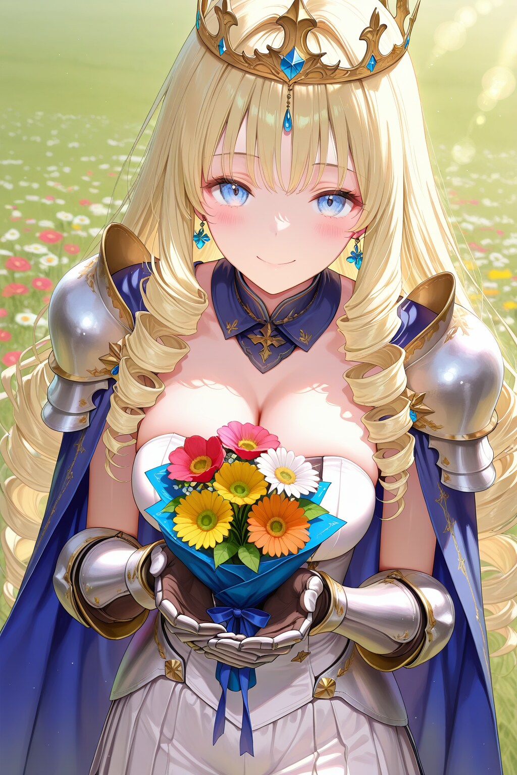 花束どうぞの姫騎士 | の人気AIイラスト・グラビア