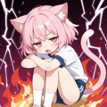 オイ！！作者！！みゃさかこの衣装でちちフレ忘年会に参加させる気じゃにゃいだろうにゃあ・・。！？？ 4枚目