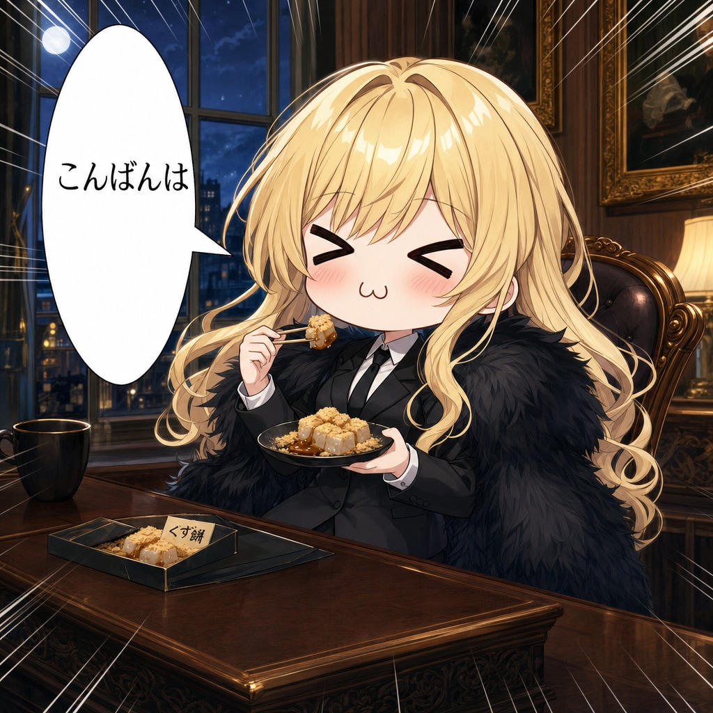 くず餅とエリザベス