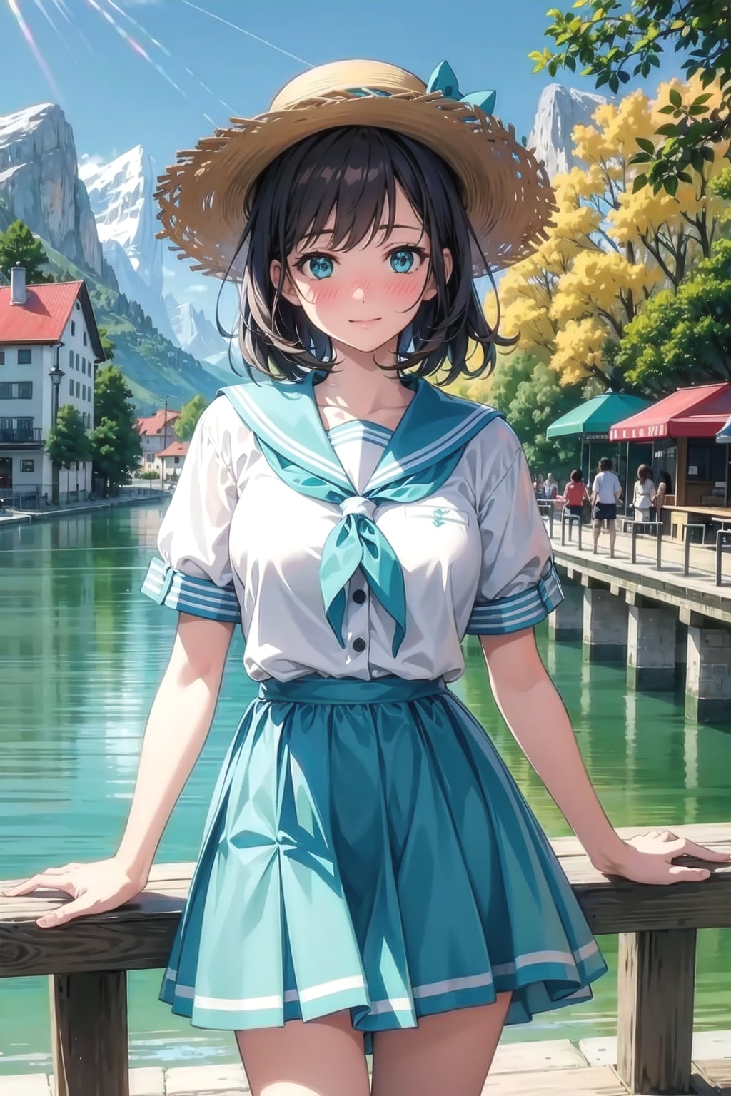 マリンコーデちゃんと行くフランス湖畔