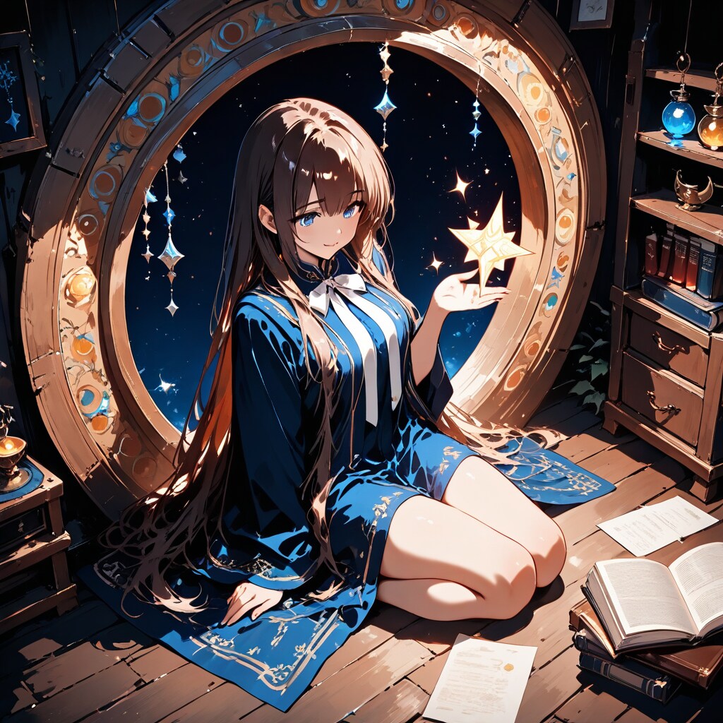 星の勉強 | の人気AIイラスト・グラビア