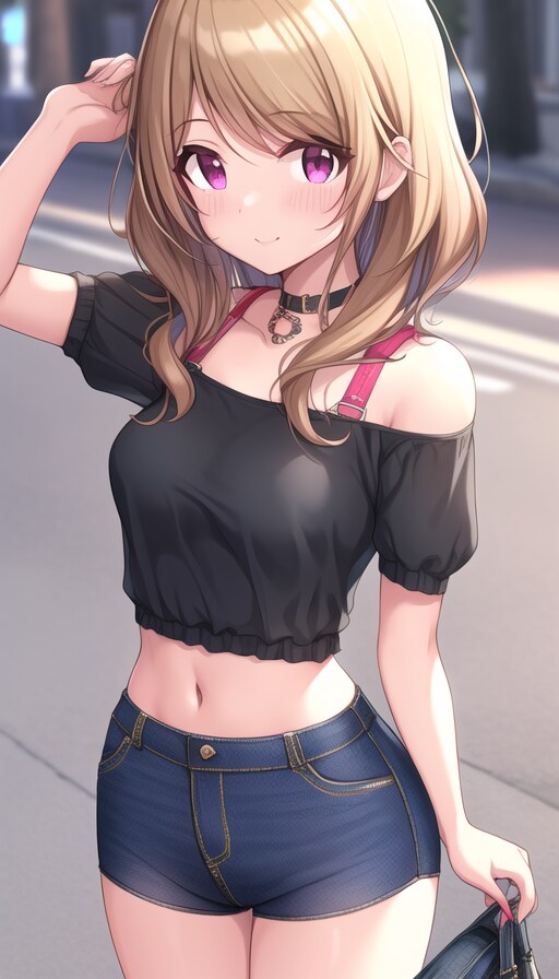 着衣の女の子