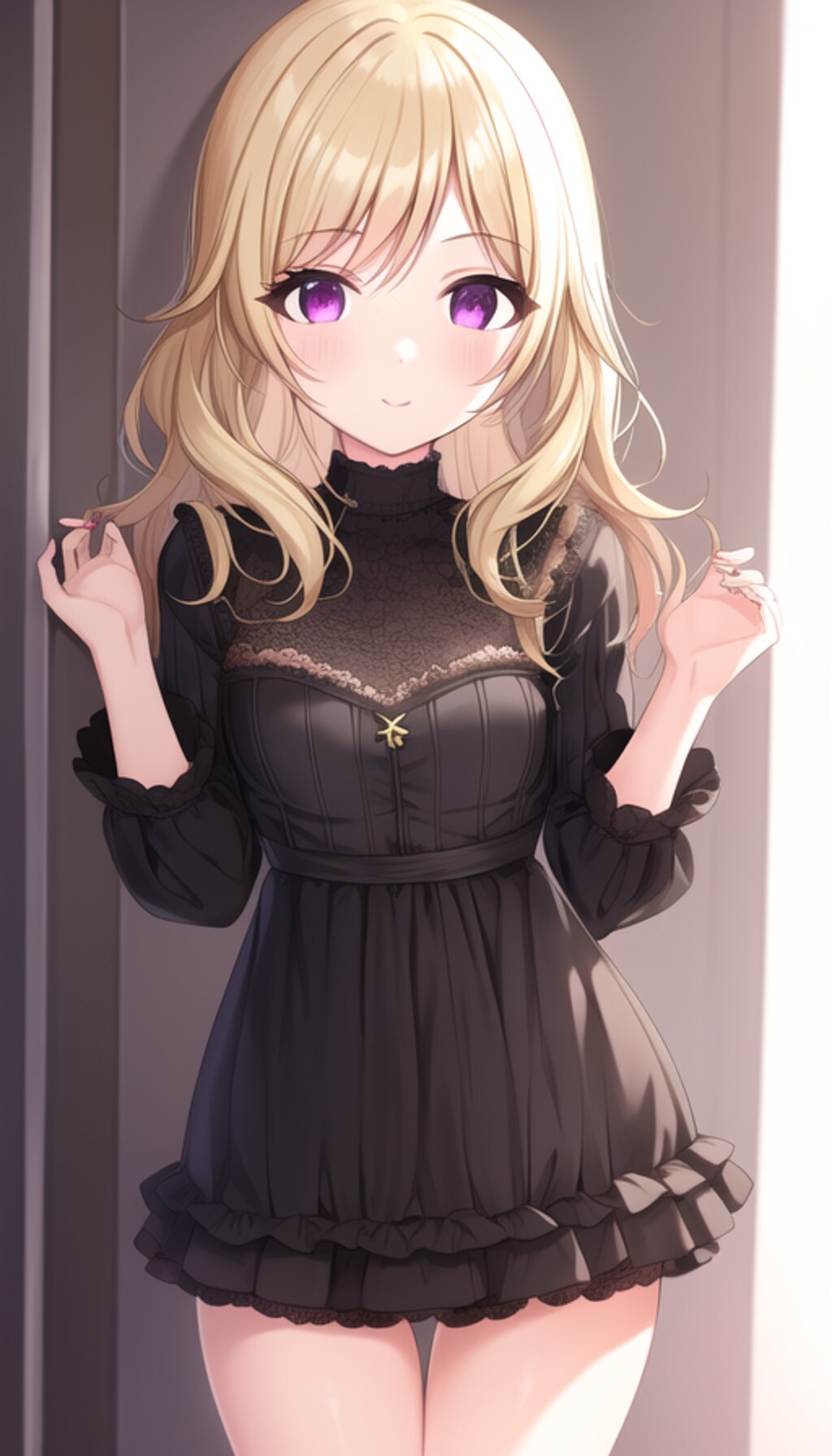 着衣の女の子