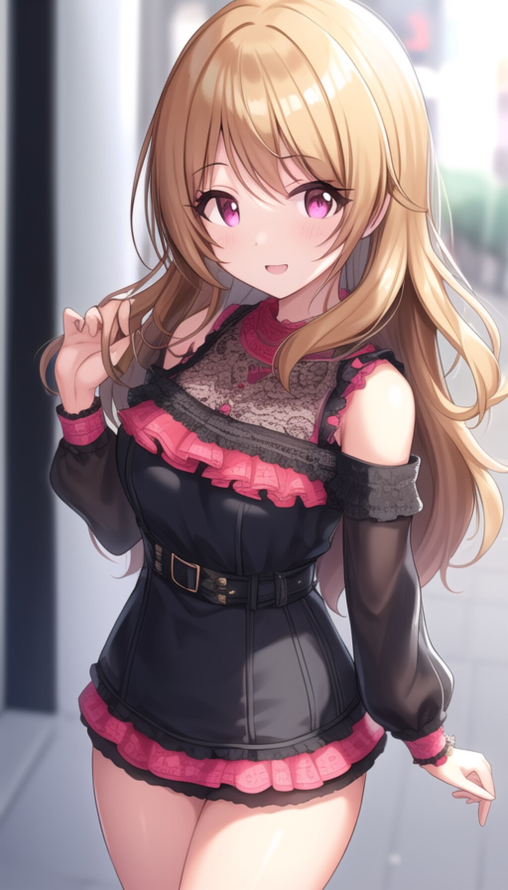 着衣の女の子