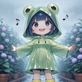 ボクはカエルだから、雨は大好きだよ🎵 7枚目