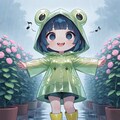 ボクはカエルだから、雨は大好きだよ🎵 6枚目