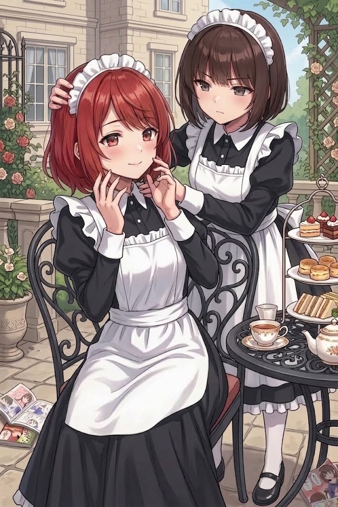 サボるメイドに毒霧攻撃！！ | の人気AIイラスト・グラビア